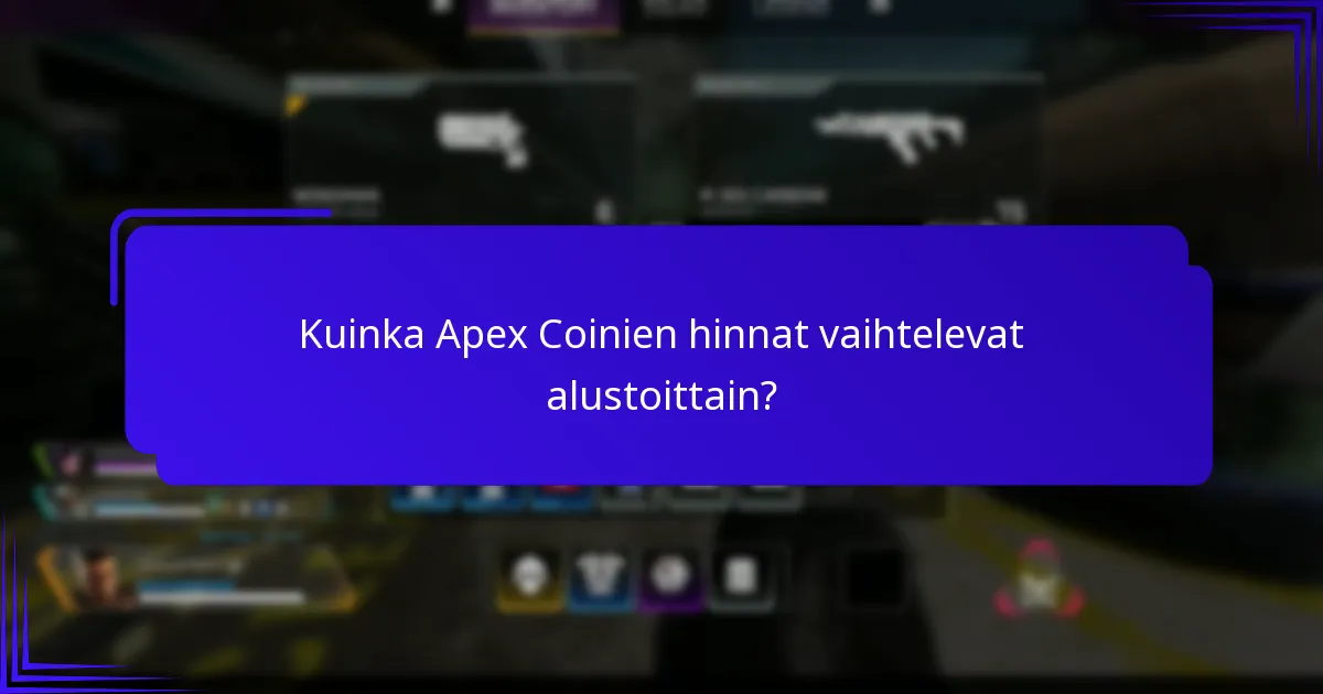 Millaisia kampanjoita tai alennuksia on saatavilla Apex Coineille?