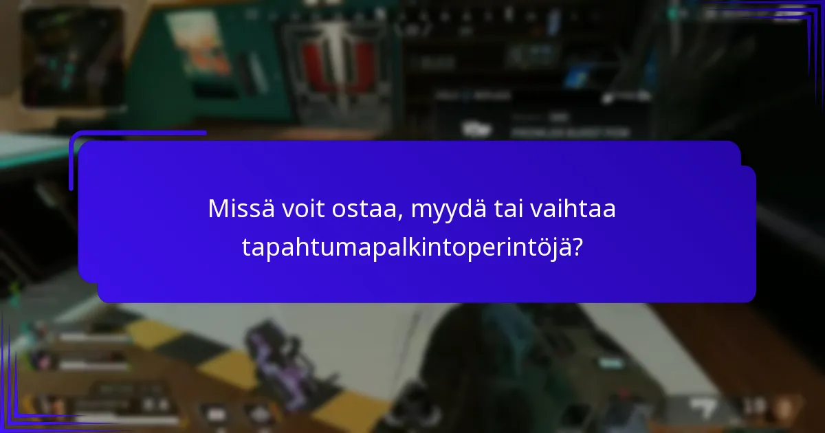 Kuinka voit tehokkaasti kerätä tapahtumapalkintoperintöjä?