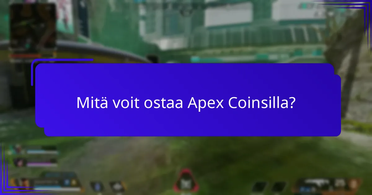 Kuinka valuuttamuunnos toimii Apex Coinsille?