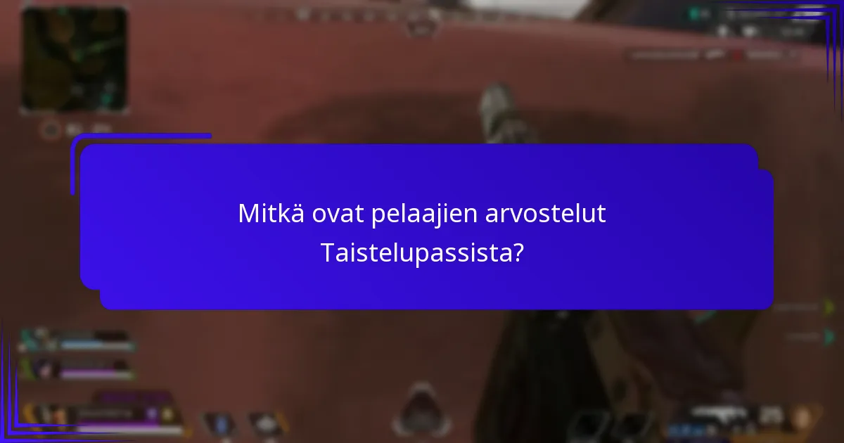 Kuinka nykyinen Taistelupassi vertautuu muihin peleihin?